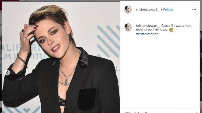 Maskulin Dan Seksi Gaya Kristen Stewart Di Mill Valley Film Festival