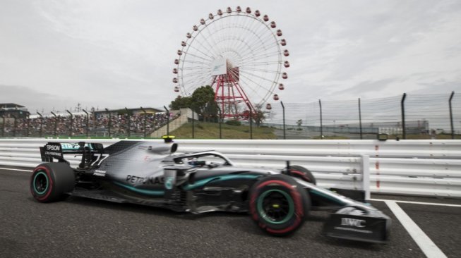 Hasil FP2 F1 GP Jepang: Lagi-lagi Bottas Asapi Hamilton