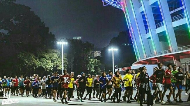 Komunitas GBK Night Run. (Instagram/@GBKNightRun)