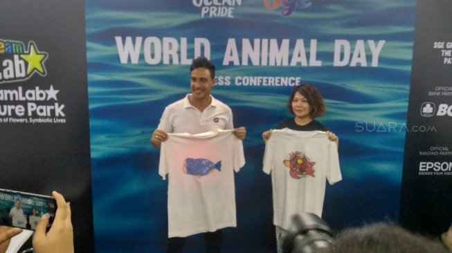 Hari Binatang Sedunia, Ini Tanda Mata Hamish Daud untuk Binatang Laut