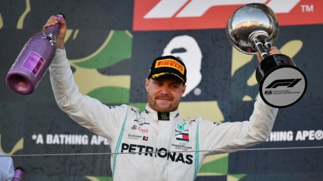 F1 GP Jepang: Bottas Finis Pertama, Mercedes Juara Konstruktor