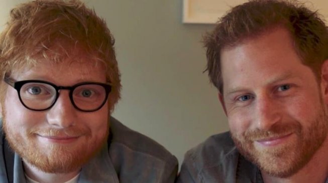 Ed Sheeran dan Pangeran Harry Merilis Video Lucu, Dikira Membahas Rambut