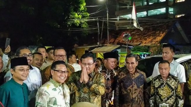 Setelah Surya Paloh, Kini Giliran Cak Imin Didatangi Prabowo