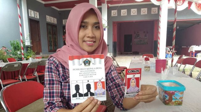 Dua Istri Wakil Bupati Blitar Maju Jadi Calon Kades