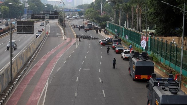 Jelang Pelantikan Presiden, Sejumlah Ruas Jalan Menuju DPR Mulai Dialihkan