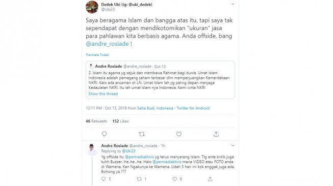 Andre Sebut Umat Islam Indonesia Penjaga NKRI Jubir PSI 