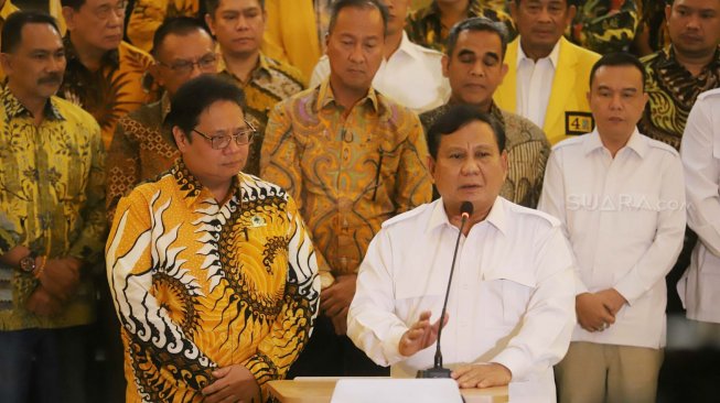 Ditanya soal Gerindra Gabung ke Pemerintah, Airlangga: Itu Domain Presiden