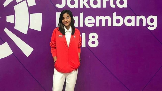 Shafira Ika Putri saat membela Timnas Indonesia Putri pada ajang Asian Games ke-18 di Jakarta-Palembang (Instagram/@shafiraikaputri13)