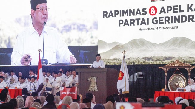 Prabowo Menggebu Gebu Saat Pidato Di Rapimnas Gerindra 7649