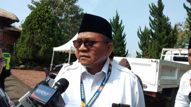 Ketua DPD Partai Gerindra DKI Jakarta, M Taufik. (Suara.com/M Yasir)