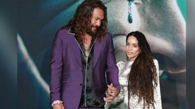 Jason Momoa dan Lisa Bonet. (@lamiscorner/instagram)