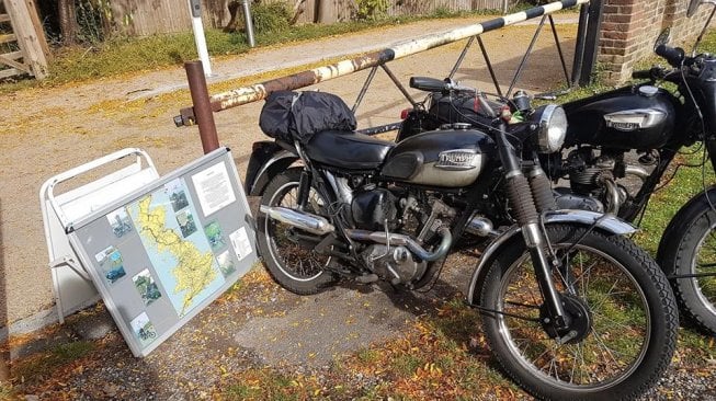 Salah satu koleksi museum sepeda motor di London. (Facebook/London Motorcycle Museum)