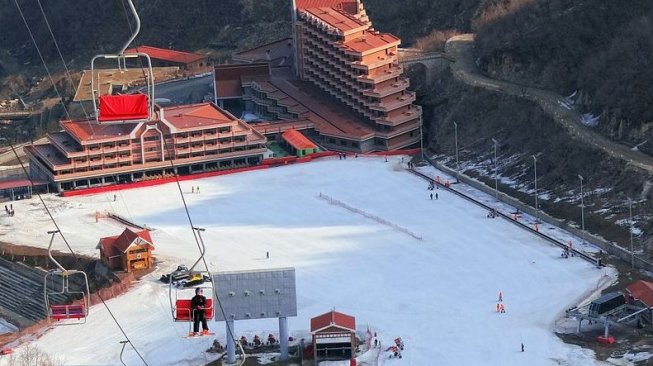 Potret Masikryong Ski Resort Resor Mewah Milik Kim Jong Un 