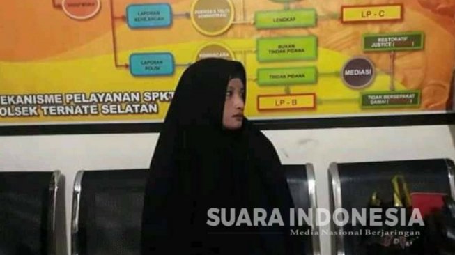 Memakai Cadar, Pria di Ternate Mencuri