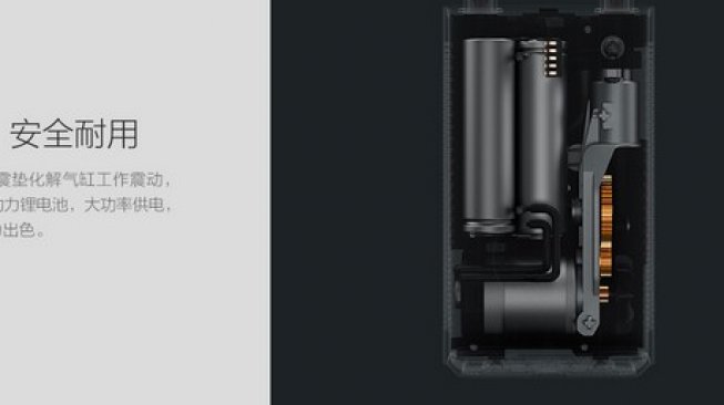 Sirkuit pompa ban Xiaomi yang beroperasi dengan baterai [Gizchina].