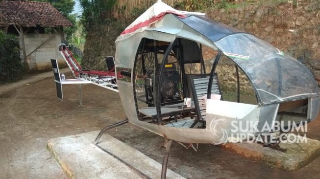 Helikopter Rakitan Warga Sukabumi Siap Uji Terbang Akhir Tahun