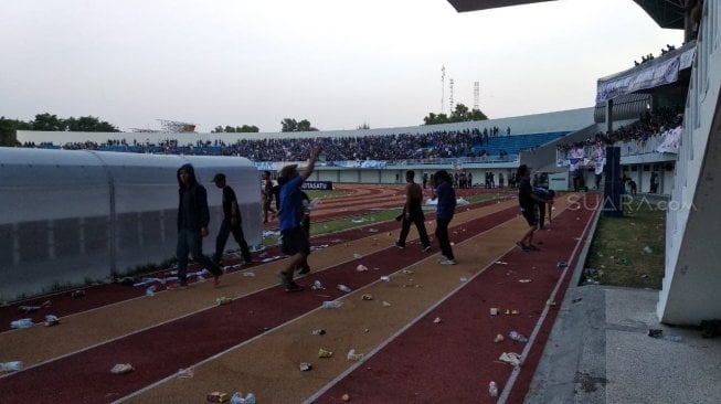 PSIM Yogyakarta vs Persis Solo Rusuh.