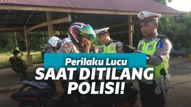 4 Aksi Nyeleneh Pengendara Indonesia Hindari Razia Polisi, Bikin Ngakak!