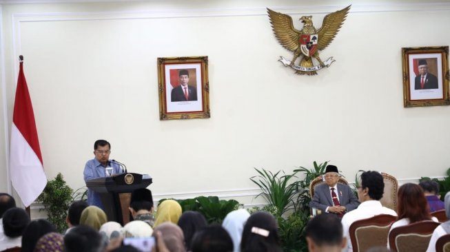 Jusuf Kalla ke Ma'ruf Amin: Kekuatan Wapres Hanya Sampai Hasil Rapat Pak