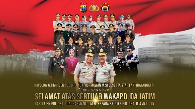 Selamat, Brigjen Djamaludin Kini Jabat Wakapolda Jatim!