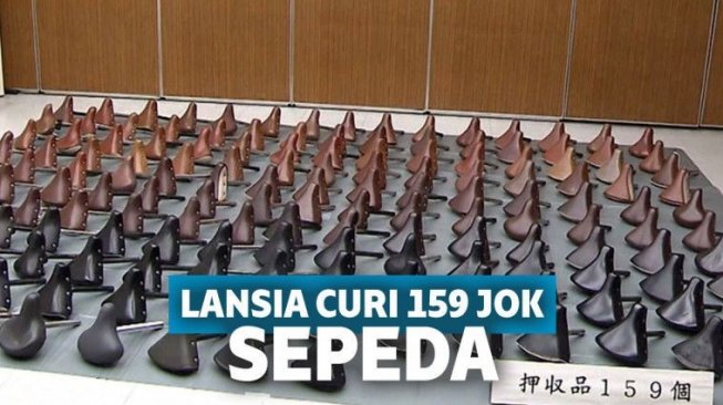 Kesal Jok Sepedanya Dicuri, Lansia Ini Balas Dendam dengan Mencuri 159 Jok 