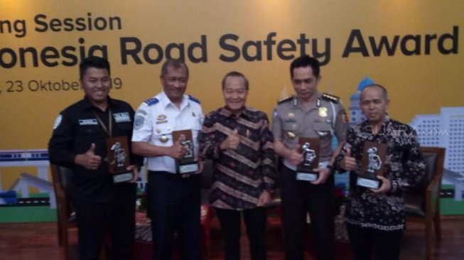 Sharing session Indonesia Road Safety Award 2019 berlangsung Rabu (23/10/2019).