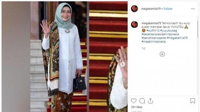 Bukan Brand Mahal, Tas Hitam Istri Ma'ruf Amin Ternyata Produk Lokal