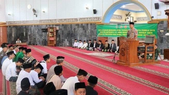 Usai Pelantikan Presiden, Polres Banyumas Gelar Doa Bersama