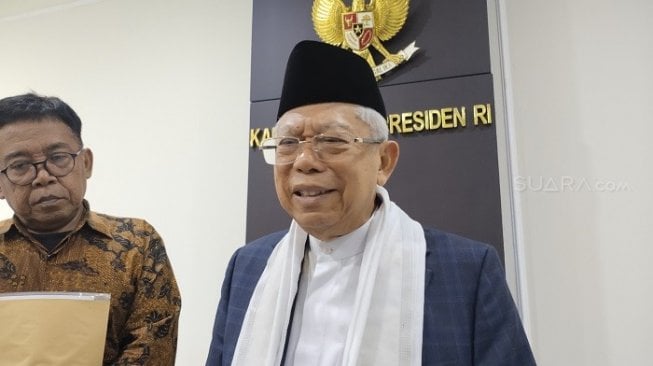 Mulai Ngantor, Wapres Maruf: Gak Usah Baru, yang Lama Sudah Cukup