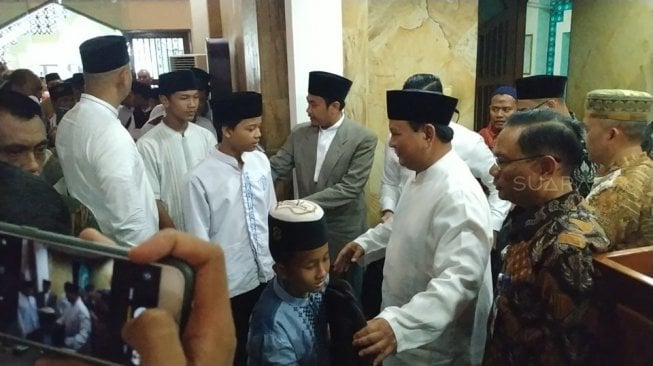 Prabowo Subianto. (Suara.com/Yasir)