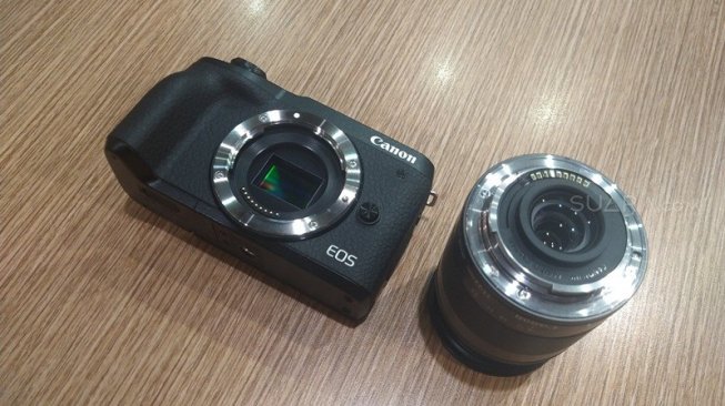 Kamera Mirrorless Canon EOS M6 Mark II [Suara.com/Tivan]