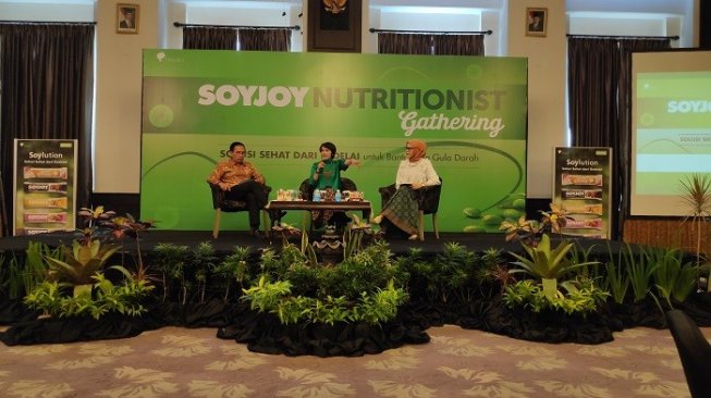 Soyjoy Nutritionist Gathering digelar di Jakarta dengan membawa tema 'Solusi Sehat dari Kedelai untuk Bantu Jaga Gula Darah'. (Dok. Otsuka)