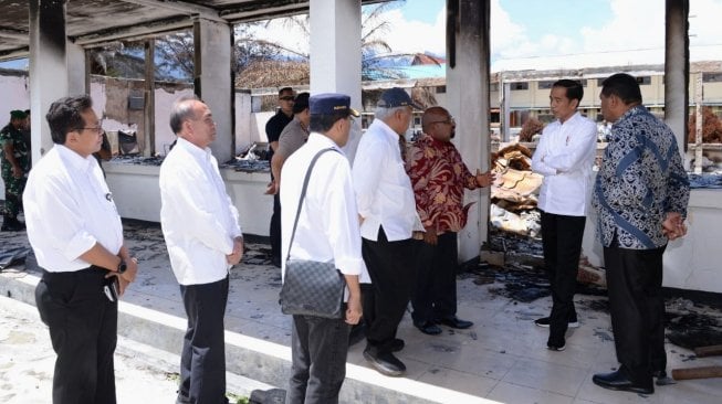 Presiden Jokowi di Wamena. (Dok Setpres)