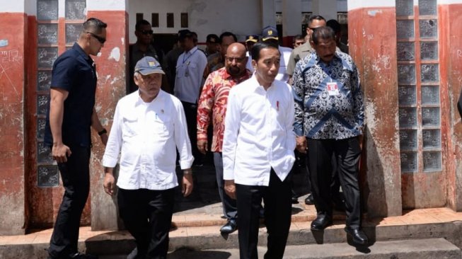 Presiden Jokowi di Wamena. (Dok Setpres)