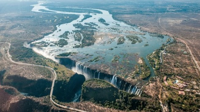 Sungai Zambezi di Afrika. [Shutterstock]