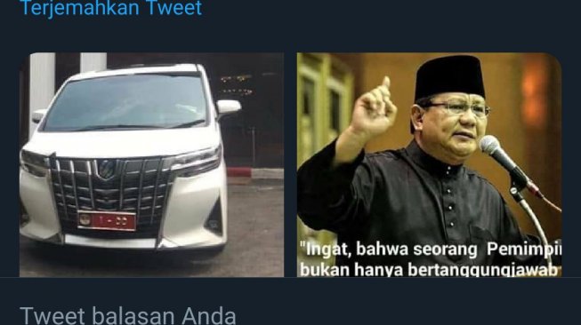 Berpelat Kemenhan, Wartawan Dilarang Dekati Mobil Pribadi Prabowo