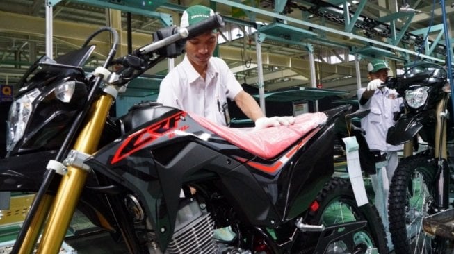 Kerennya tampilan terkini dari New Honda CRF150L [Dok PT AHM].