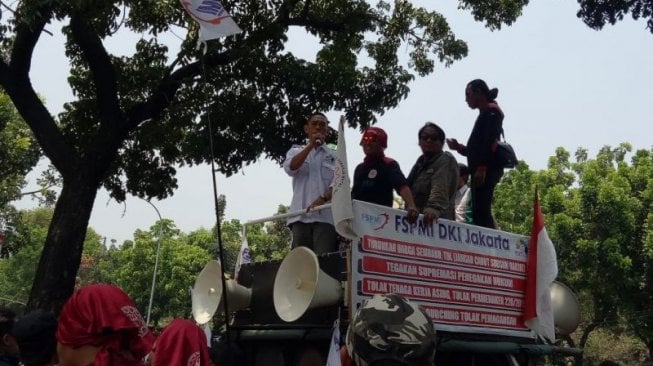 Buruh Demo Anies, Minta UMP Jakarta Naik Jadi Rp 4,6 Juta