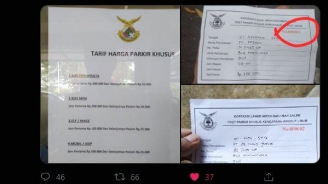 Warganet Beberkan Tarif Parkir Khusus di Bandara Malang, Nilainya Wow!