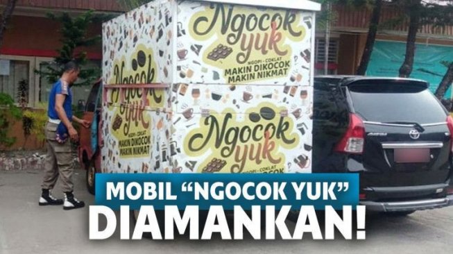 Bikin Resah Warga, Mobil Pedagang Minuman "Ngocok Yuk" Diamankan Satpol PP