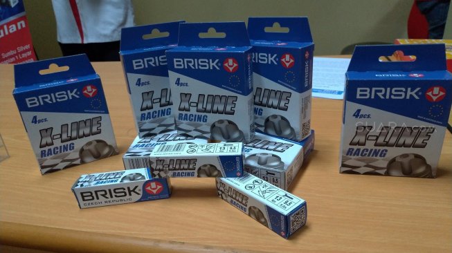 Brisk XLINE Busi  untuk  Motor  Harian  dan Balap