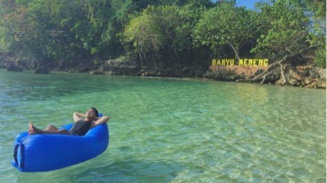 Pantai Banyu Meneng di Malang. (Instagram/@dimasrakaherlambang)