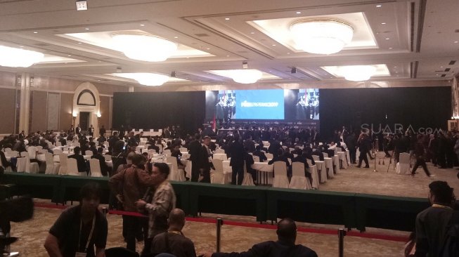 Suasana Kongres PSSI di Jakarta, Sabtu (2/11/2019). [Suara.com/Adie Prasetyo Nugraha]