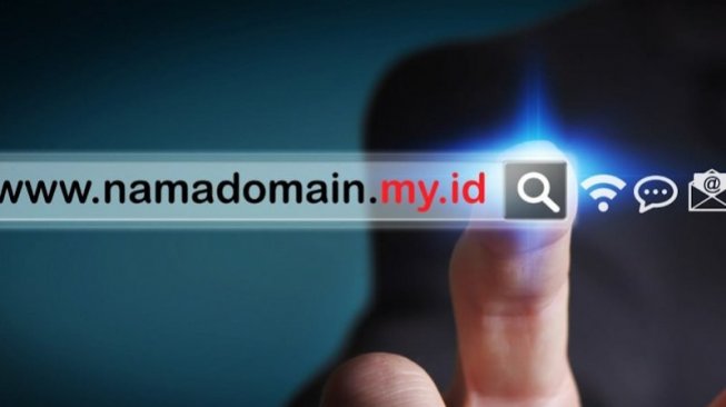 Ilustrasi nama domain my.id. (Antara/ Pandi)