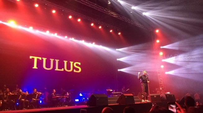 Tur Sewindu Tulus, Jakarta, Jumat (1/11/2019). [Suara.com/Evi Ariska]