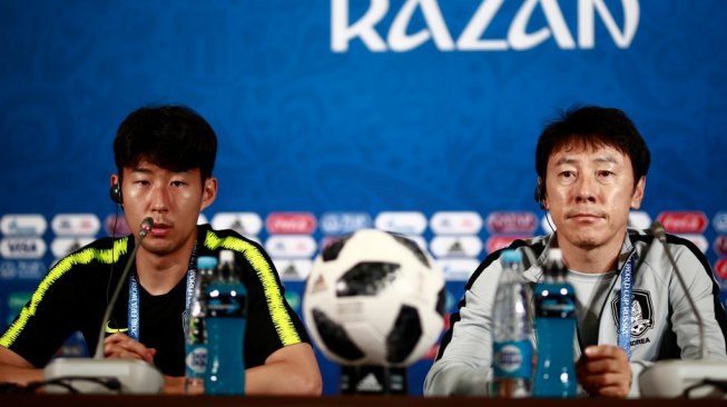 Mantan pelatih Timnas Korea Selatan, Shin Tae-yong. (Benjamin Cremel/AFP).