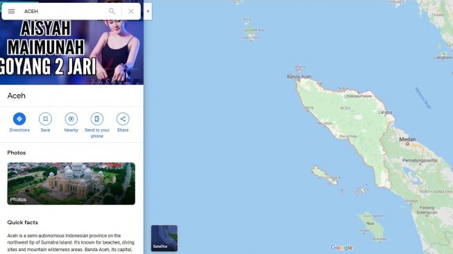 Google Maps Tayangkan Foto Telanjang, Pemkot Aceh Pertimbangkan Jalur Hukum