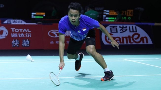 Fuzhou China Open: Anthony Hattrick Beruntun Kalah dari Tunggal Hong Kong