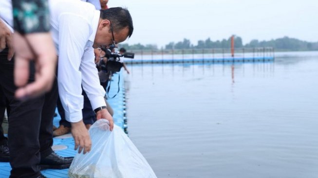 Menteri Edhy : Budidaya Ikan Ampuh Atasi Persoalan Stunting
