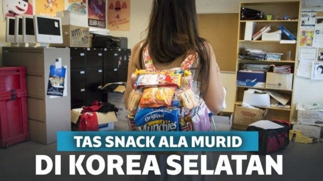 Tas Sekolah dari Snack Ala Murid di Korsel